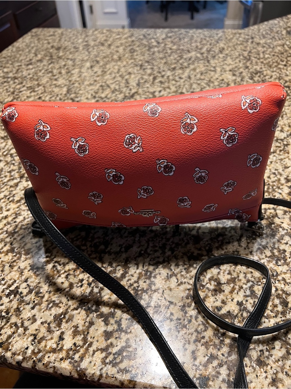 Coach Red Floral Crossbody Bag - Picture 3 of 4